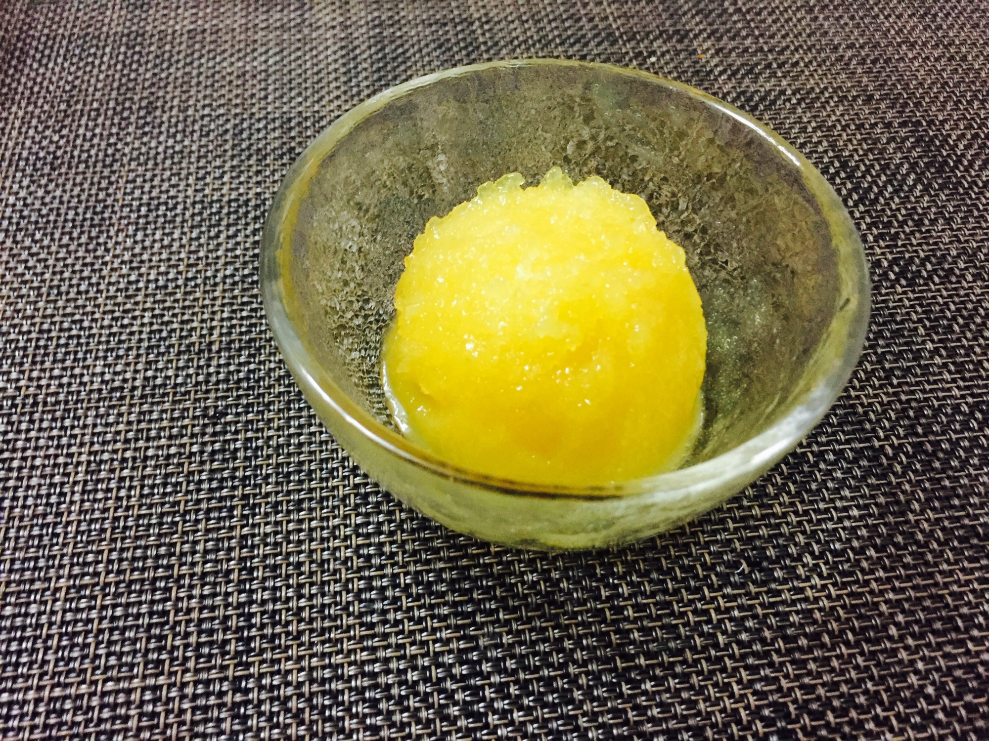 オレンジジュースで 簡単オレンジソルベ レシピ 作り方 By K A N A 楽天レシピ