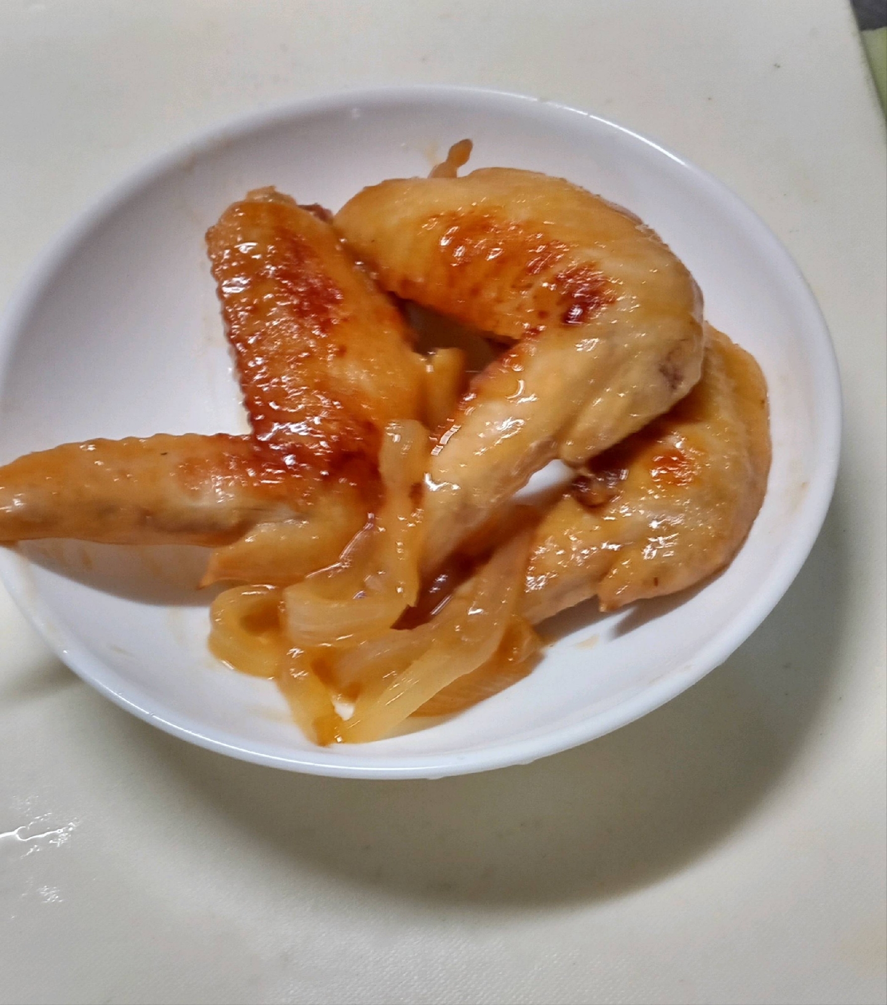 手羽先の味噌ビネガー煮込み