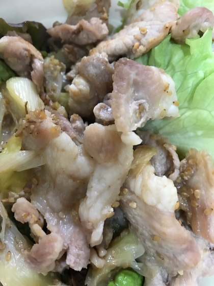 コールドスタートで柔らか豚の生姜焼き✧*