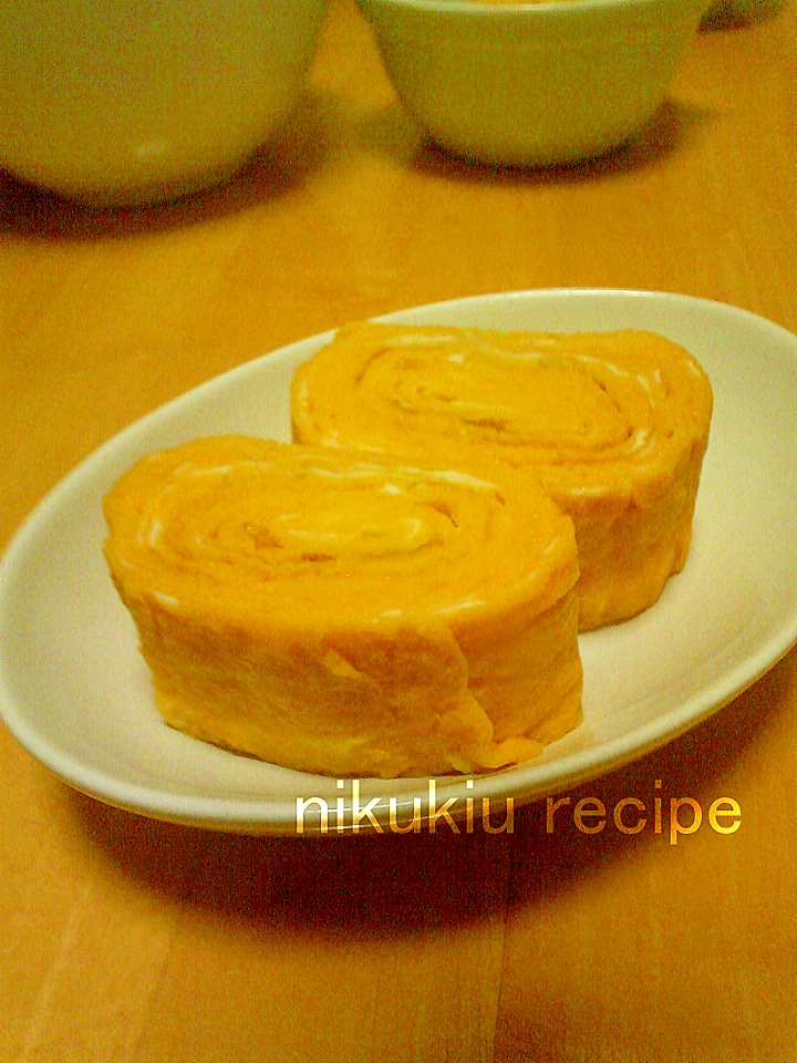 簡単おいしい!バター風味の甘い卵焼き