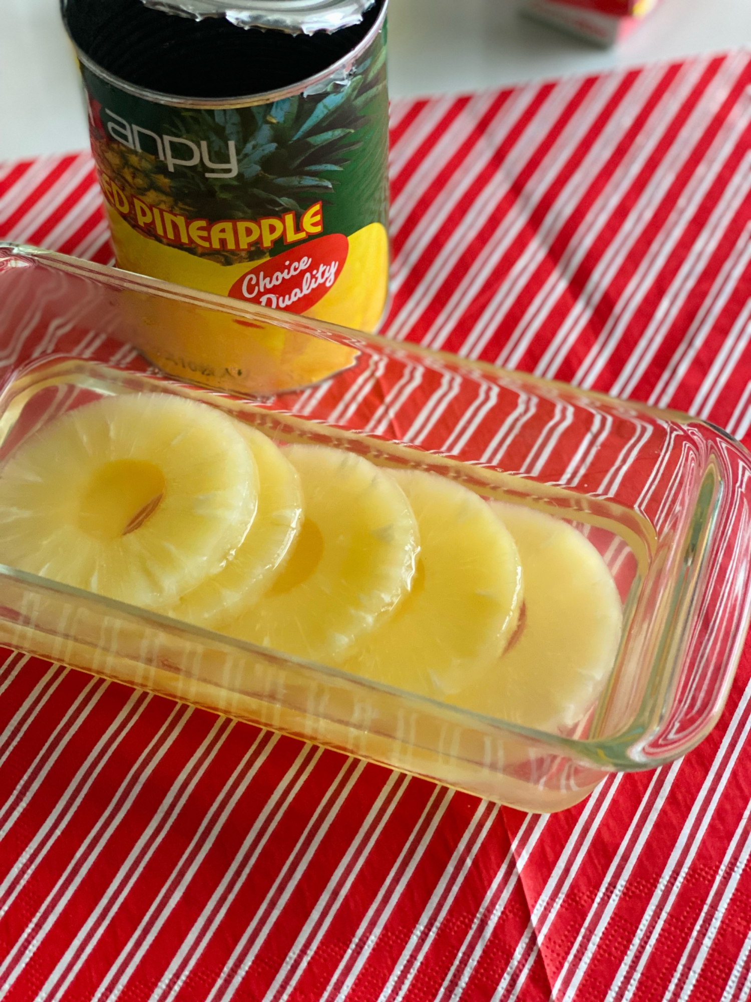 缶詰めで作る⭐簡単パインゼリー