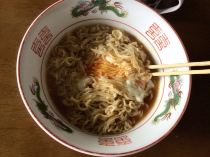 インスタントで☆溶き卵味噌ラーメン