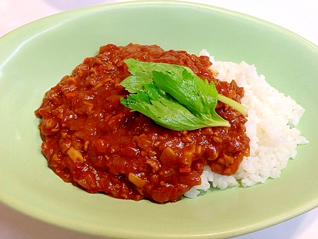 しめじたっぷり☆優しい味のキーマカレー