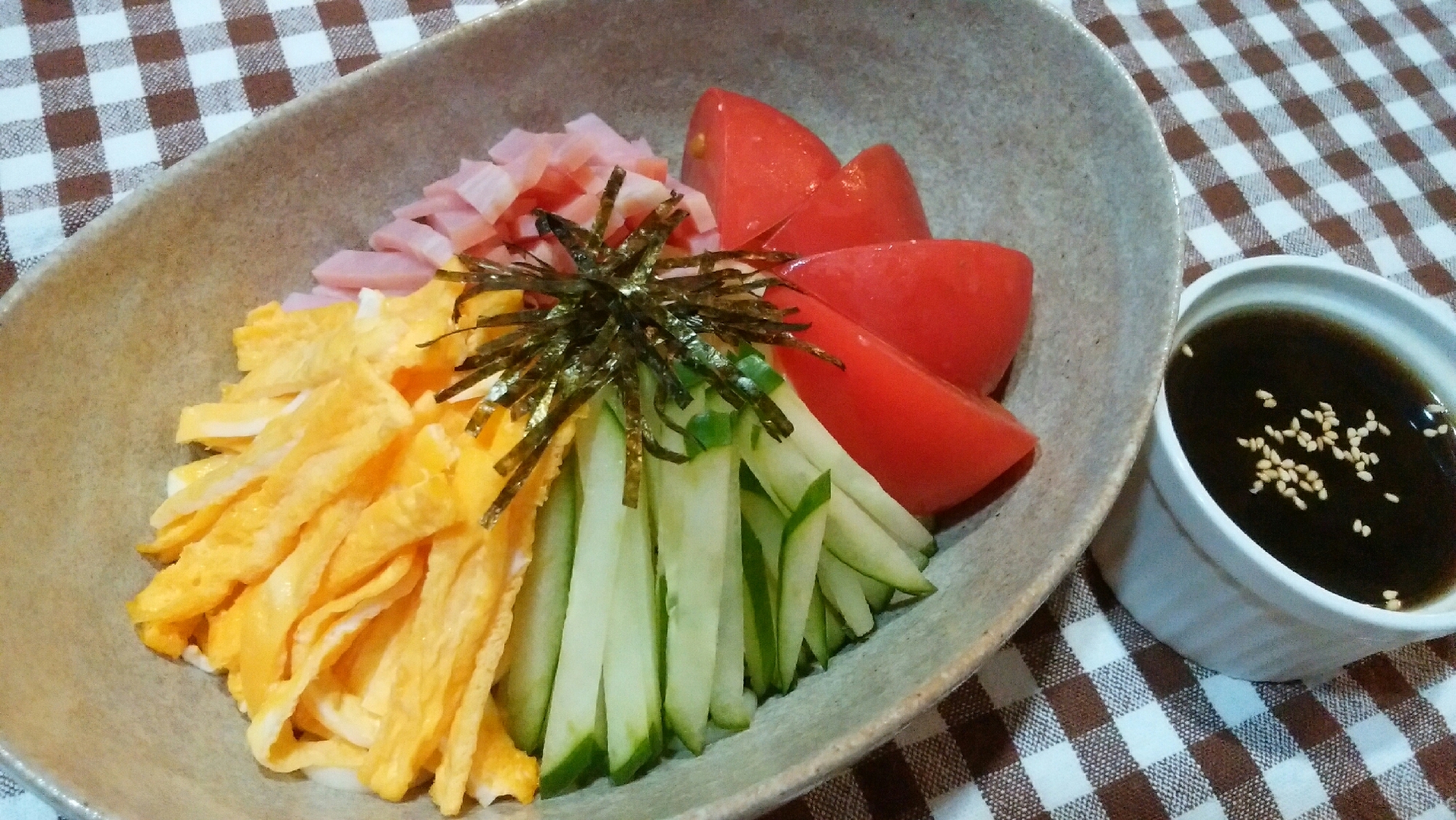 夏レシピ♡醤油ダレの冷やし中華