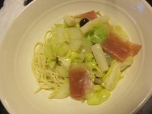 彩り豊かなパスタ