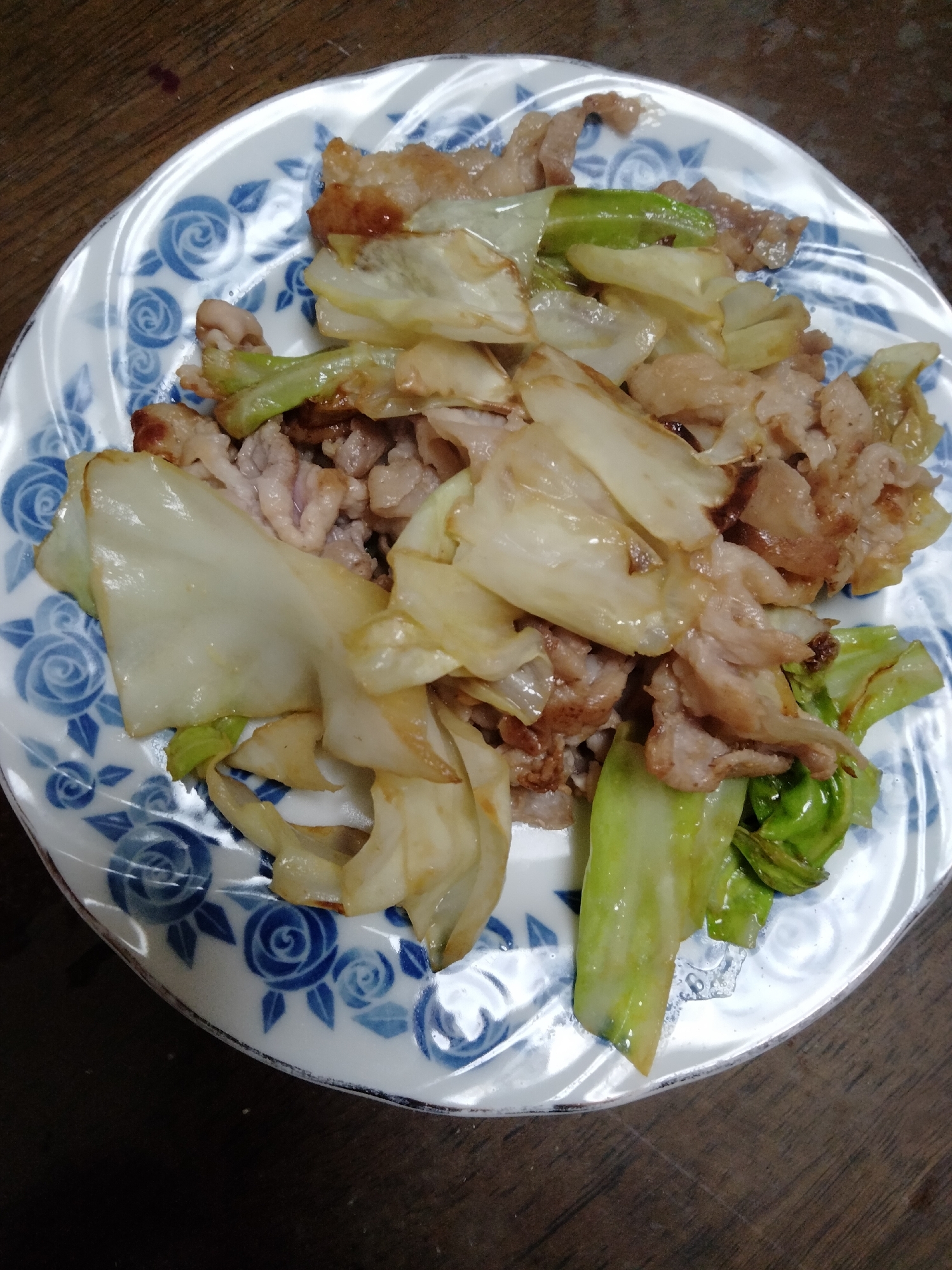 キャベツと豚肉のコチュ味噌