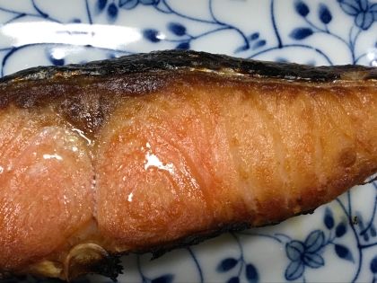 冷凍鮭で焼き鮭