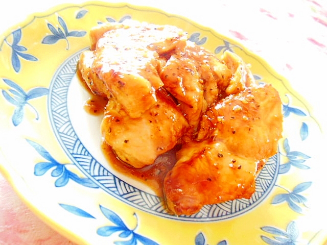 本味醂とメープルシロップde❤鶏胸肉の照り焼き❤