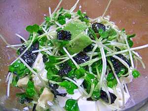 アボカドと豆腐のサラダ レシピ 作り方 By Y K ともママ 楽天レシピ