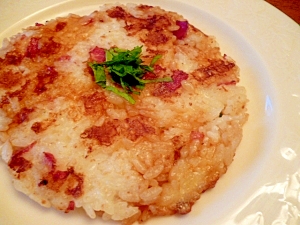 簡単ランチ☆ベーコンとチーズのご飯おやき