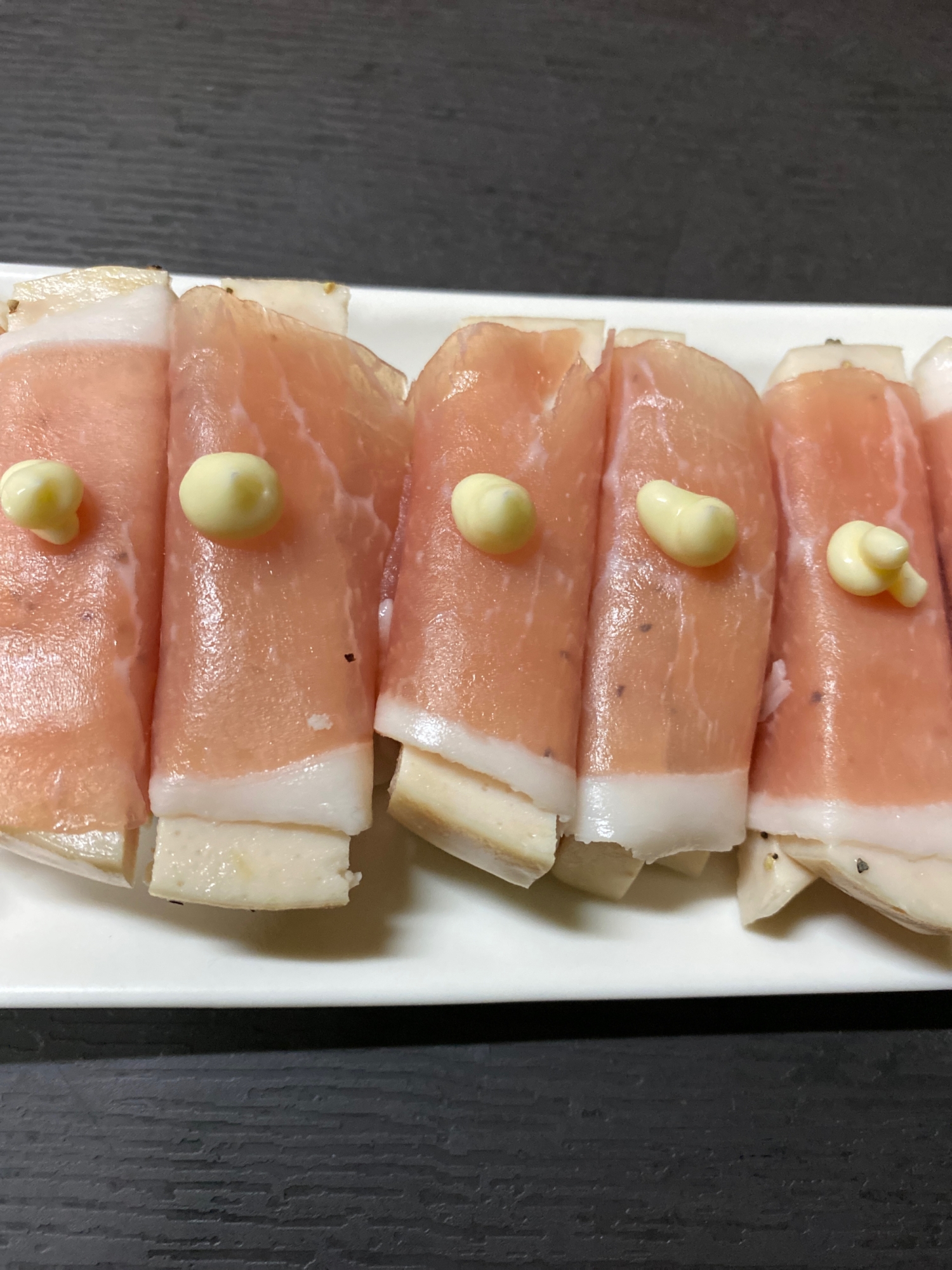 ☆サラダチキン生ハム巻き☆