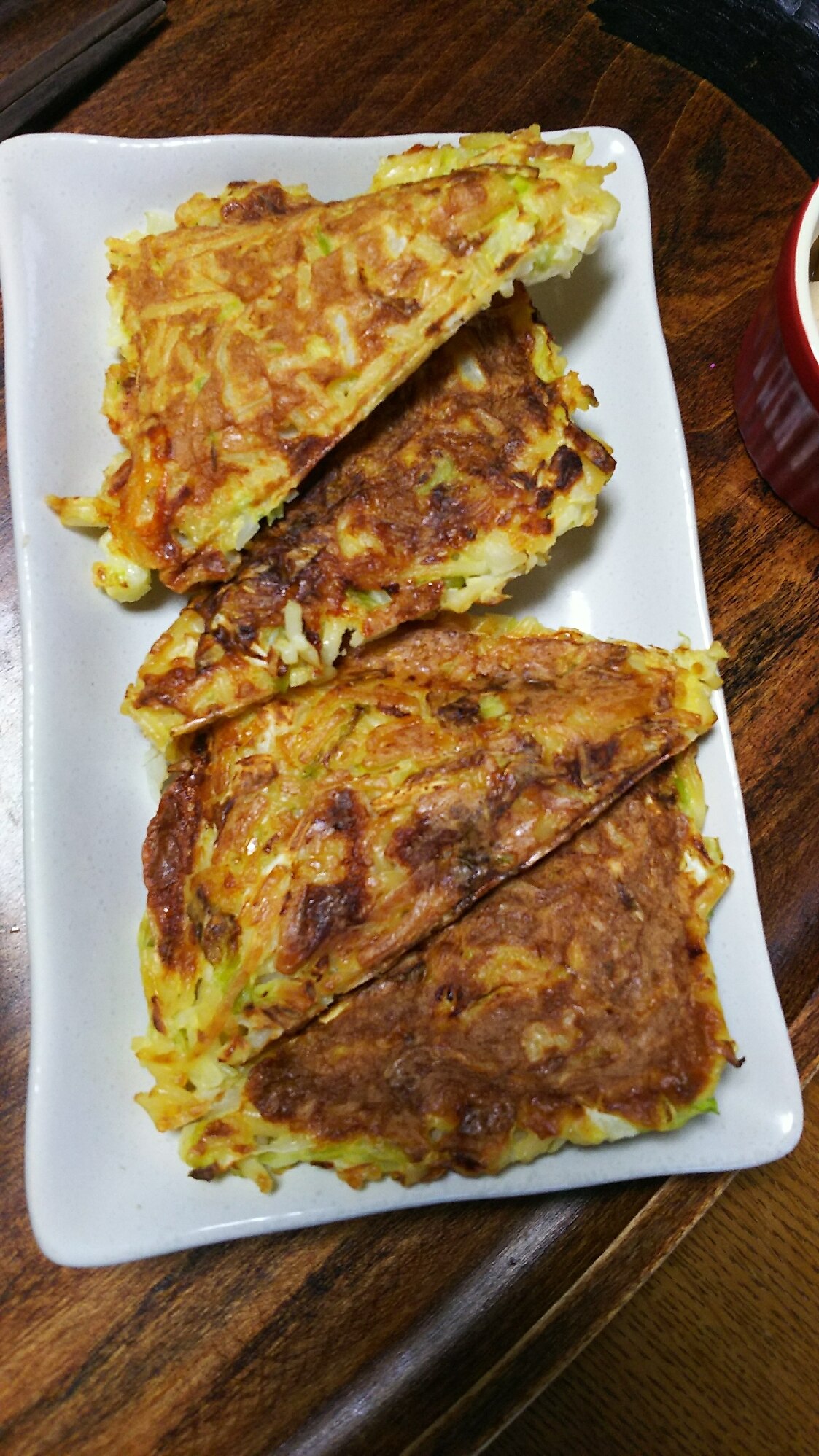 ホットサンドメーカーでお好み焼き風 レシピ 作り方 By 4045g 楽天レシピ