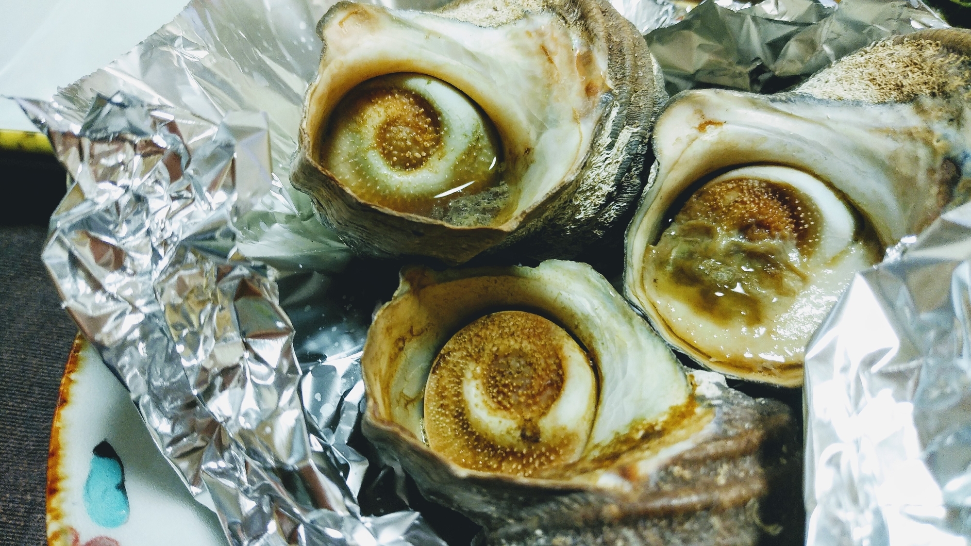 取れたてさざえのグリル焼き⭐