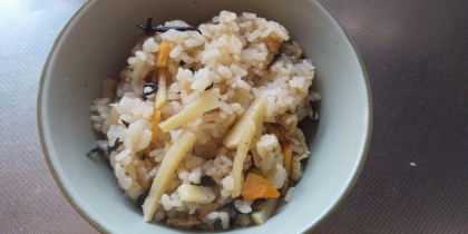 今が旬！たけのこご飯