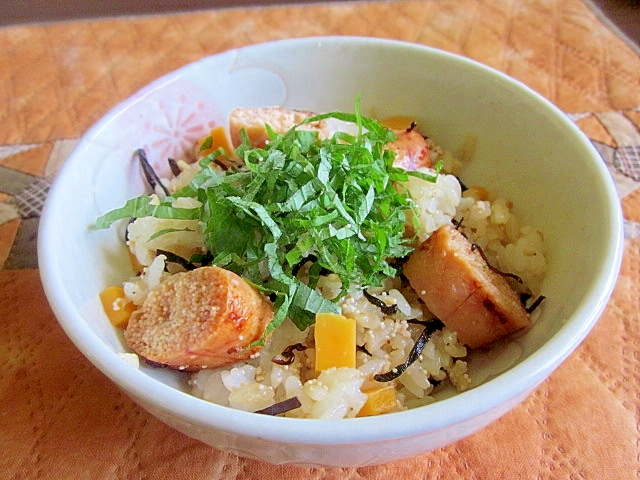 おひとりランチに☆塩昆布・チーズの明太子丼