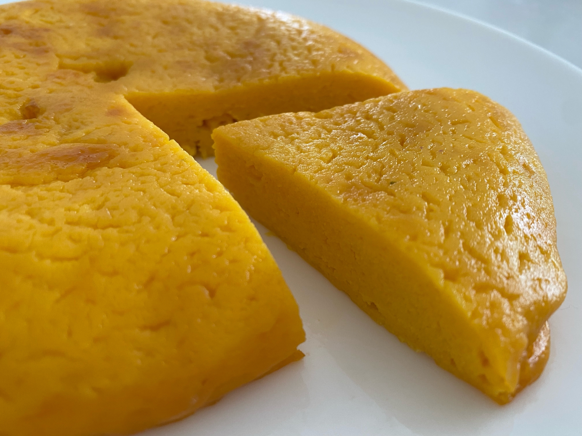 生クリーム不要!炊飯器で作るカボチャプリン♡