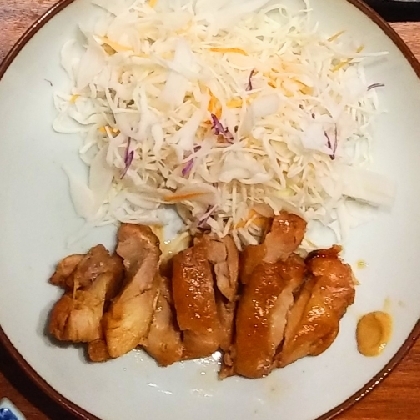 レンジで簡単！！照り焼きチキン