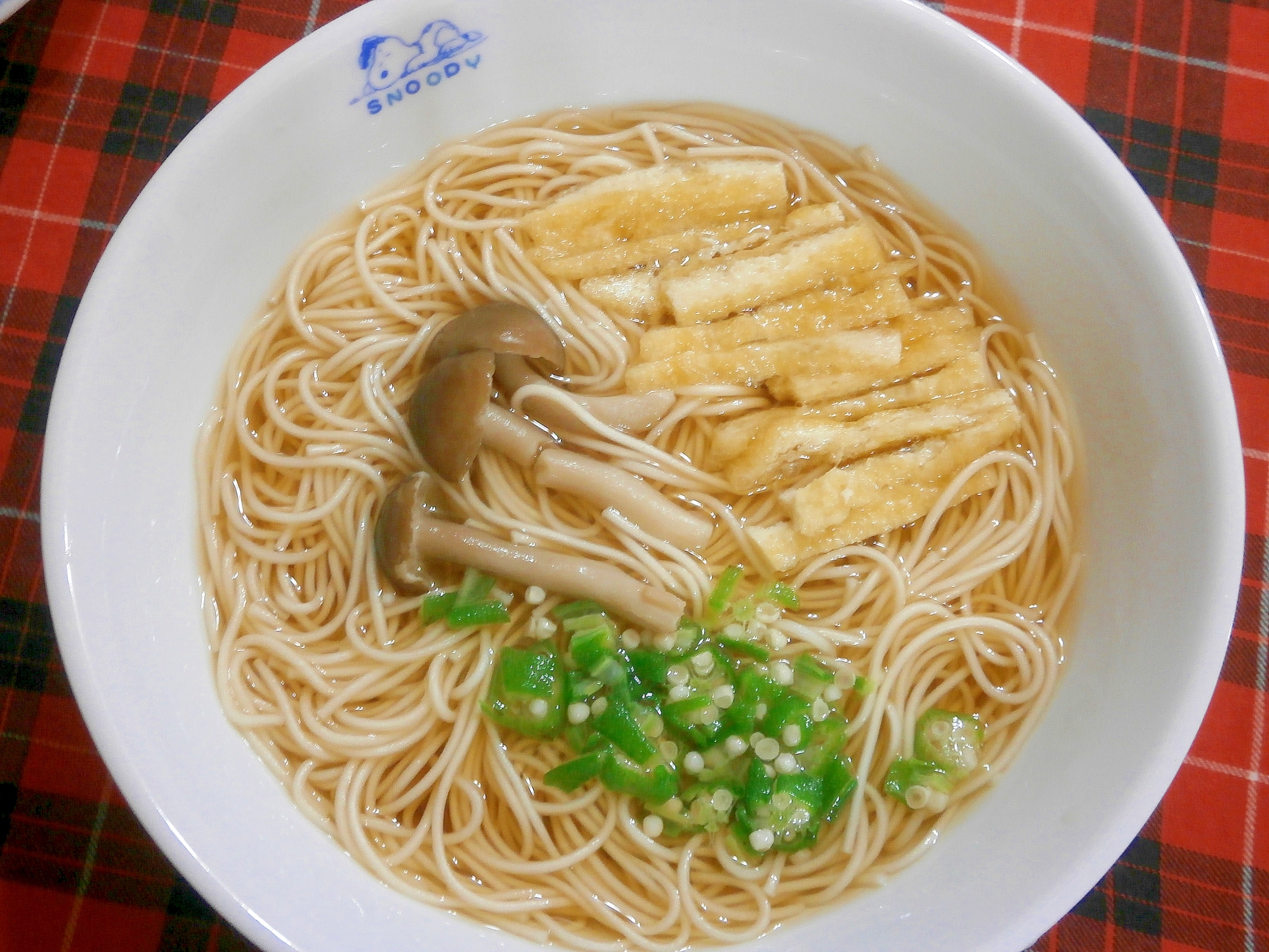 オクラ・しめじのにゅう麺