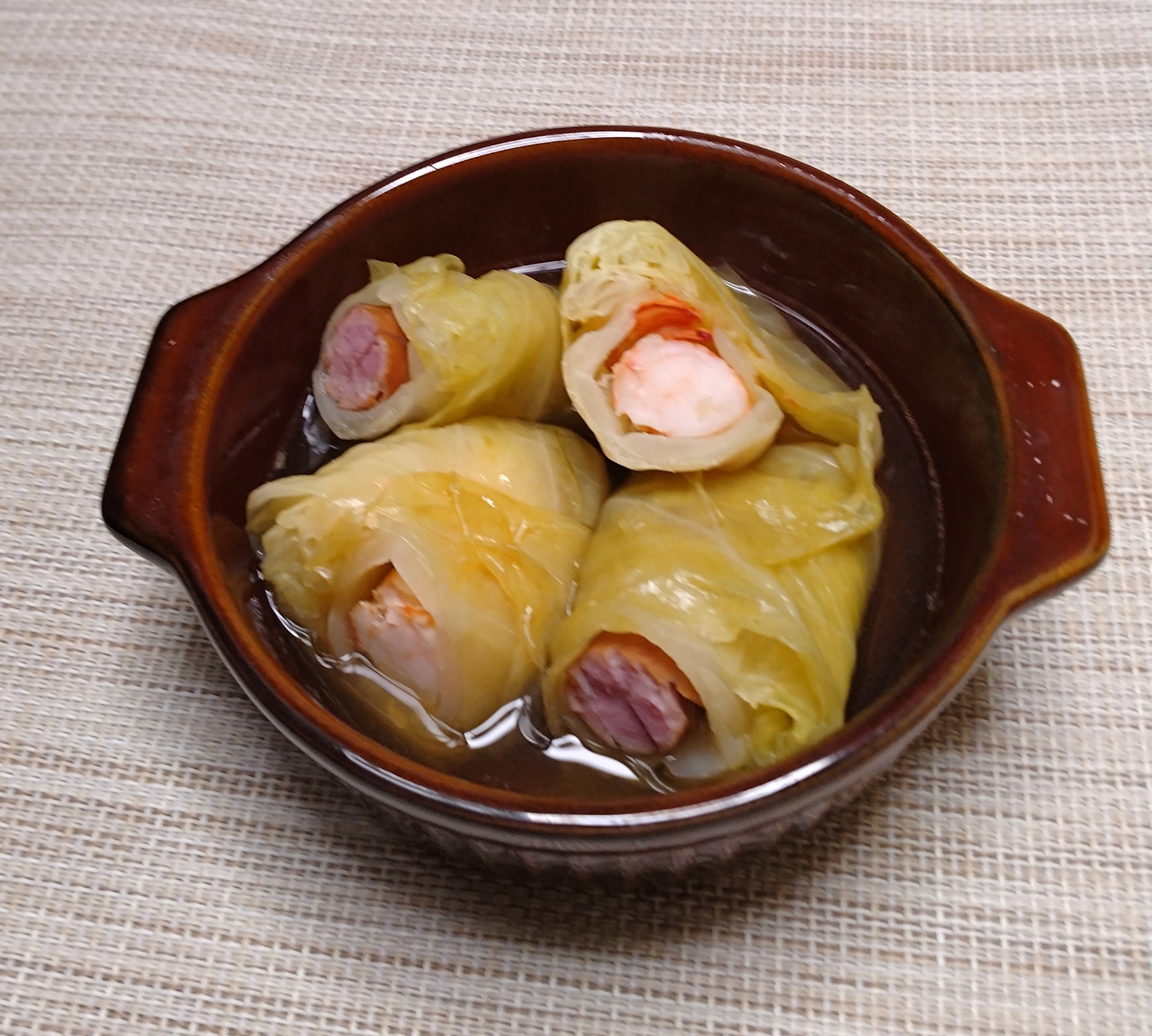 ロールキャベツ（ウインナー・海老）