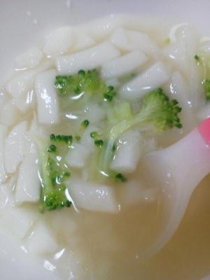 離乳食★ブロッコリーおうどん