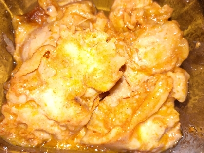 鶏肉のタッカルビ風チーズ炒め