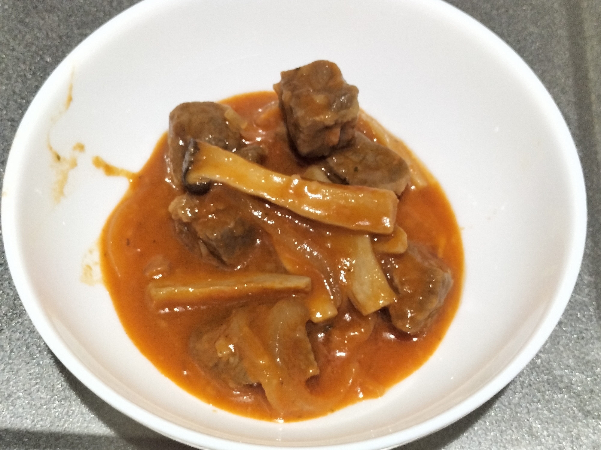 炊飯器で簡単作り置き♪牛肉エリンギ野菜ジュース煮込