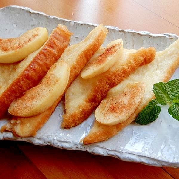 卵なし！林檎ジュースで❤フレンチトーストもどき♪