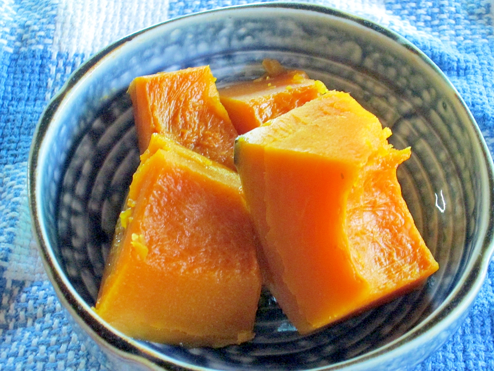 カボチャのココナッツオイル風味の煮物