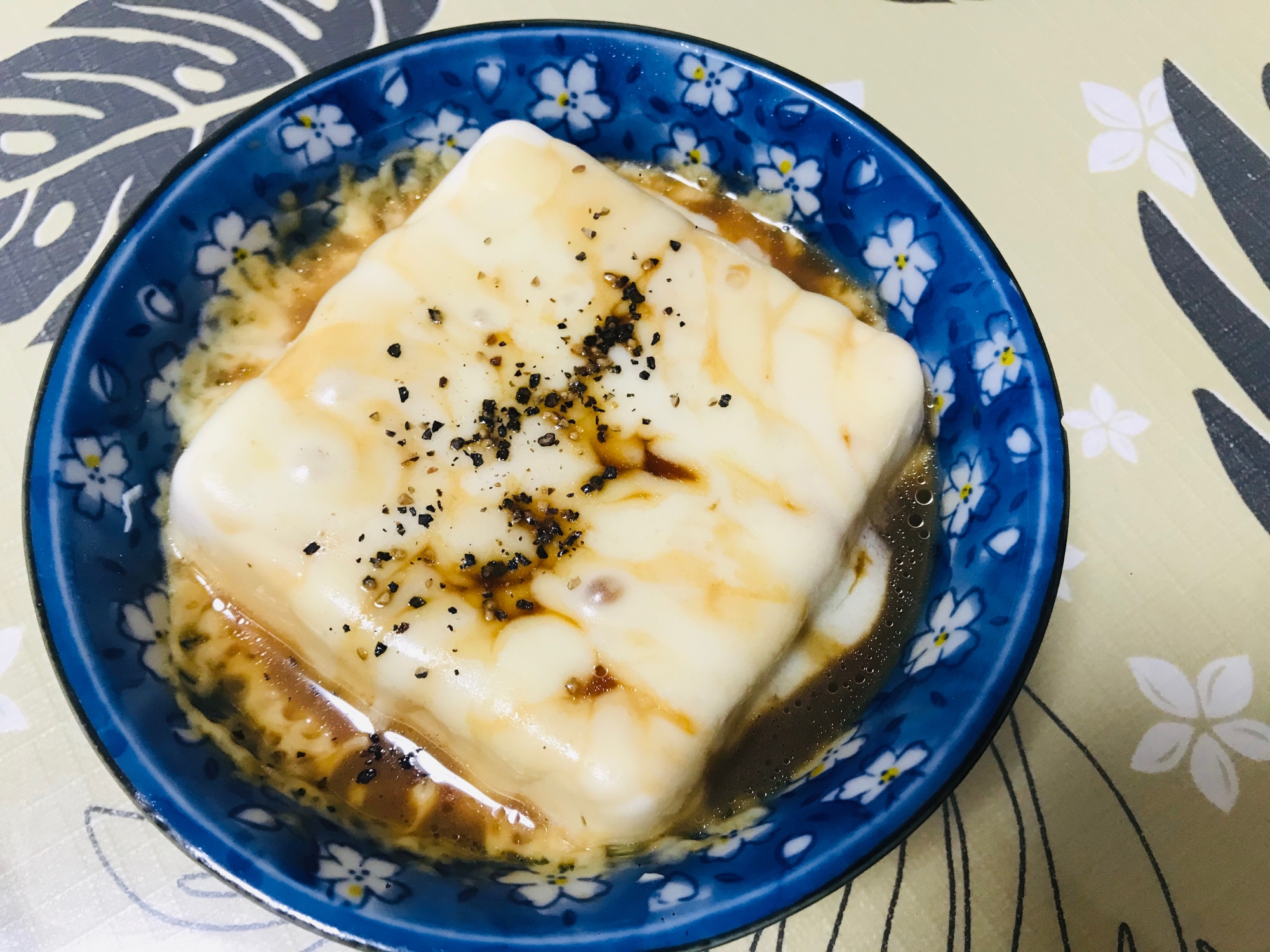 電子レンジで簡単♡豆腐のチーズ焼き