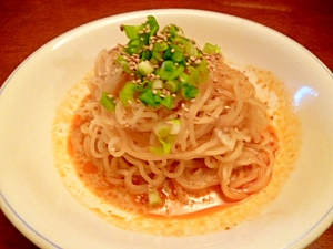 混ぜるだけの簡単濃厚タレで☆つけ麺