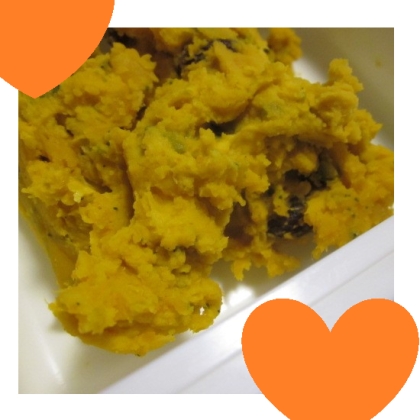 小魚＆落花生プラス♡南瓜サラダ