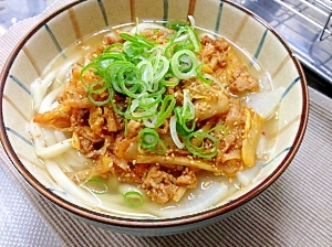 話題のタニタ風～豚キムチうどん～