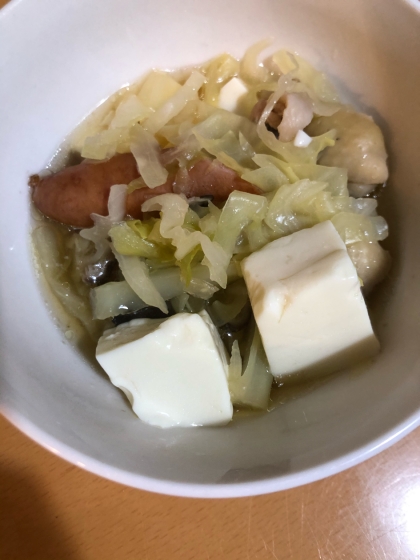 ヘルシー♪鷄と野菜の味噌鍋✿