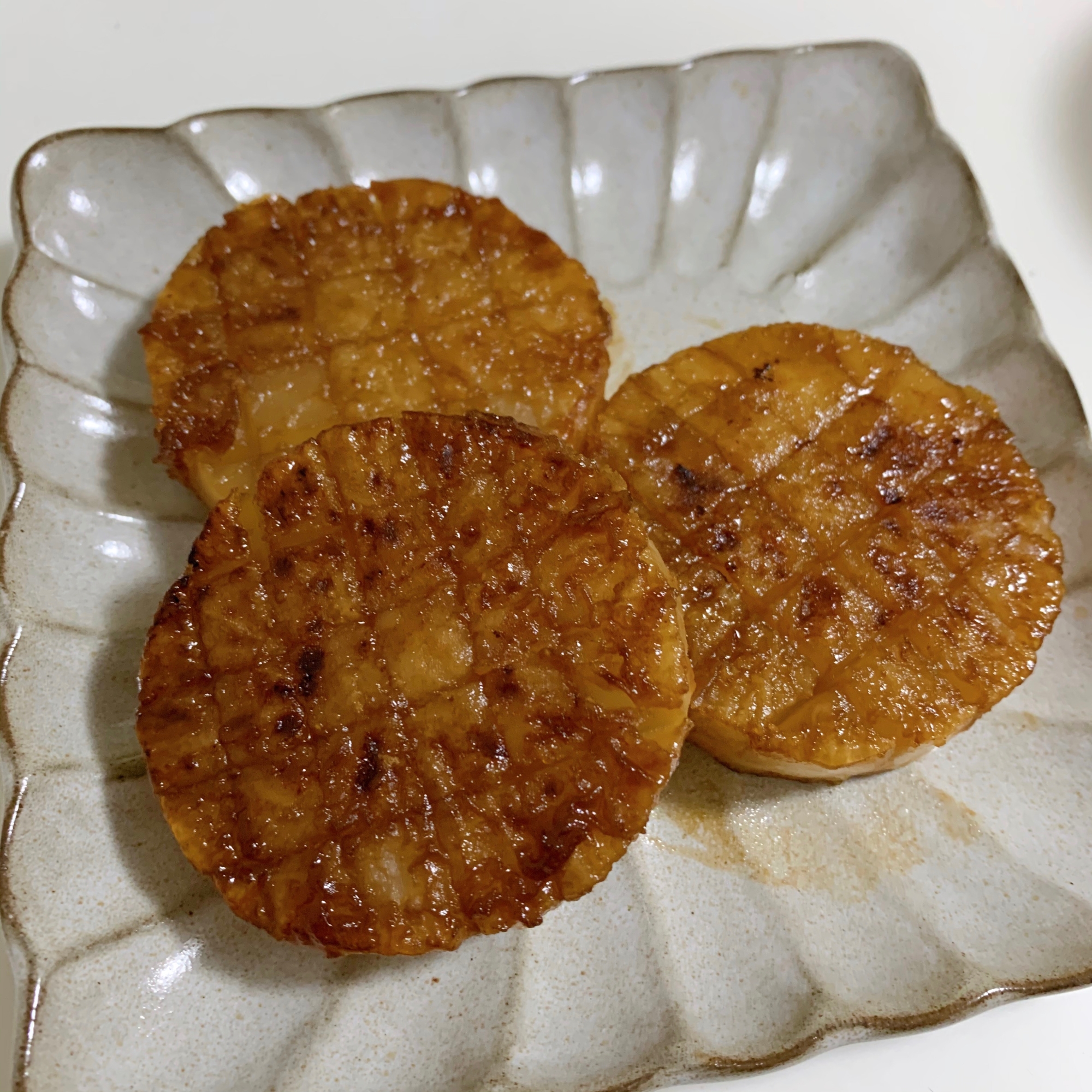 食べ応え満点　大根焼き