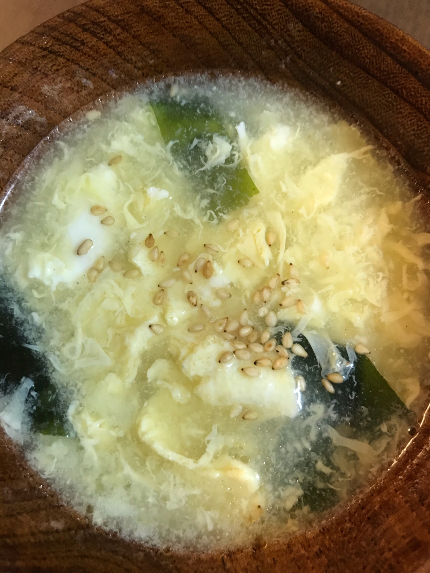 中華スープ（わかめと卵）