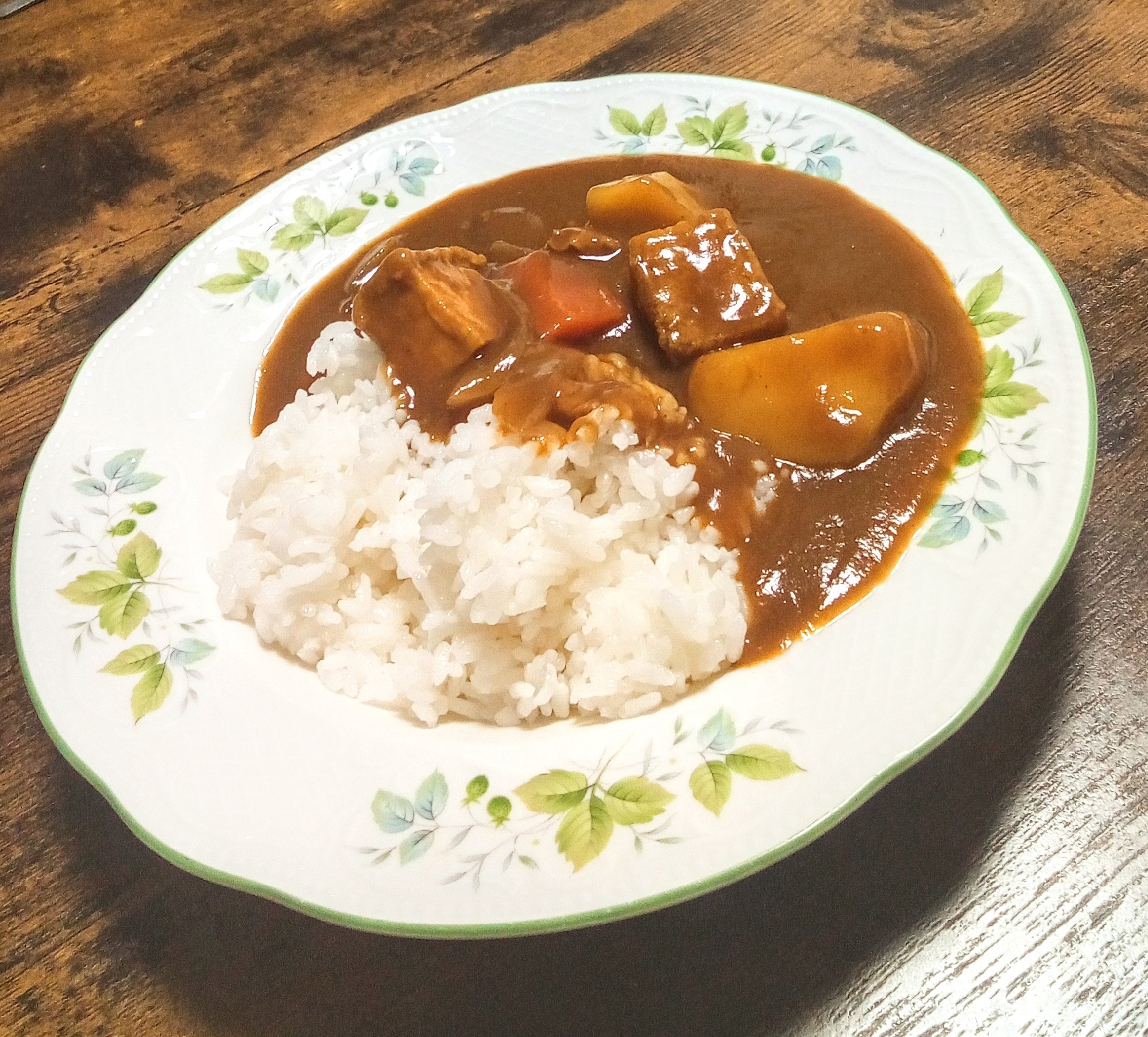 厚揚げ入りカレーライス