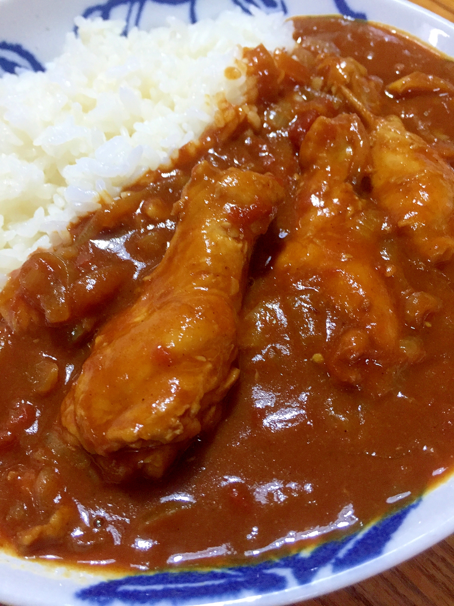 シャトルシェフでチキンカレー