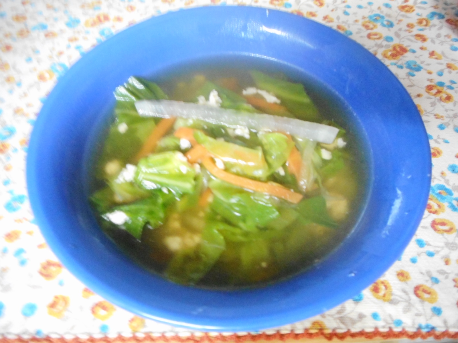 キャベツと大根とニンジンのスープ