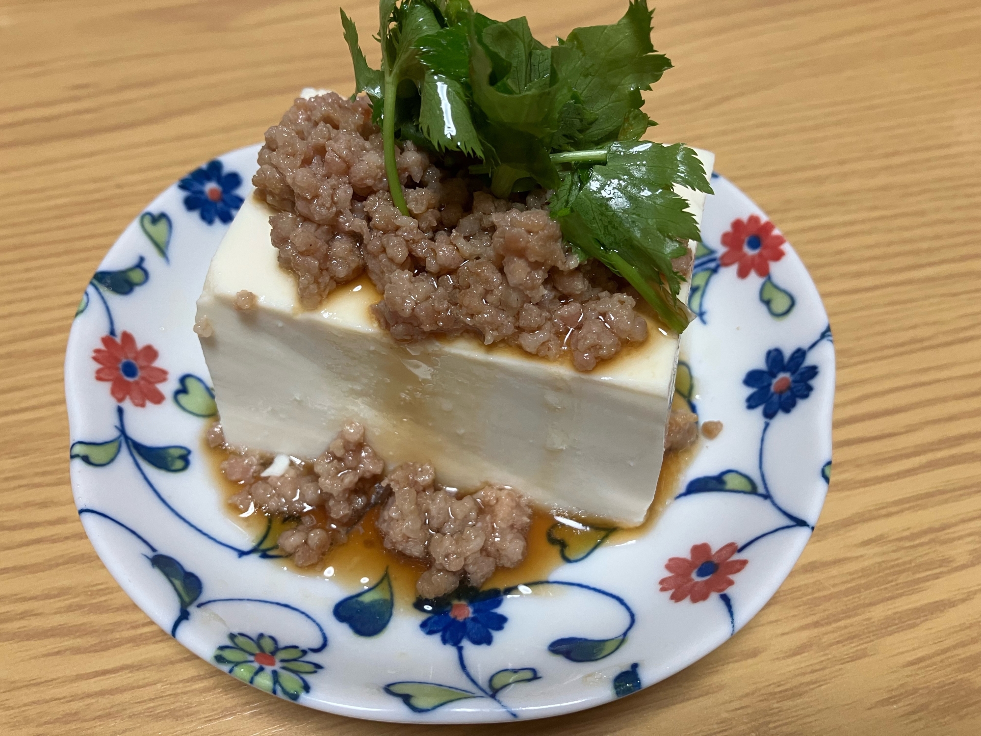 絹ごし豆腐で！豚ひき肉のそぼろかけ冷奴☆彡