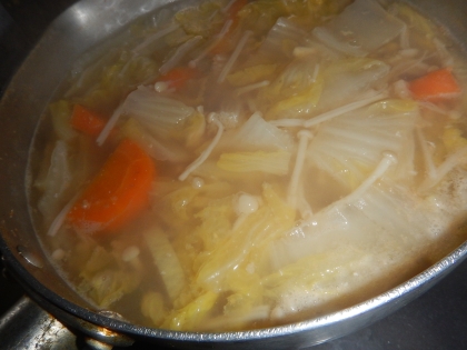 簡単＆温まる☆白菜のあんかけスープ