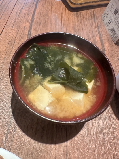 ごま油香る！中華風味噌汁