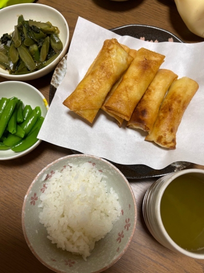 幼児食にも☆キャベツとツナの春巻き