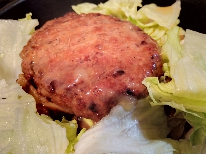いんげん入りハンバーグ