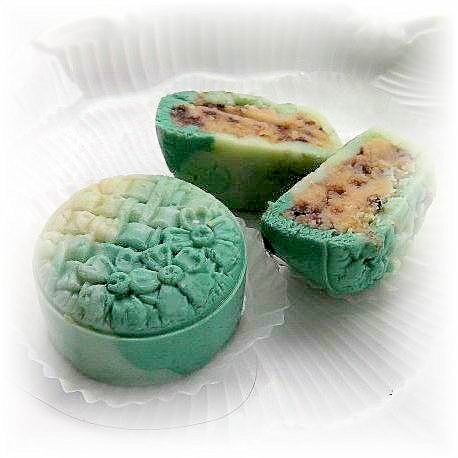 ミルキーな♪巧克力薄荷（チョコミント）米月餅
