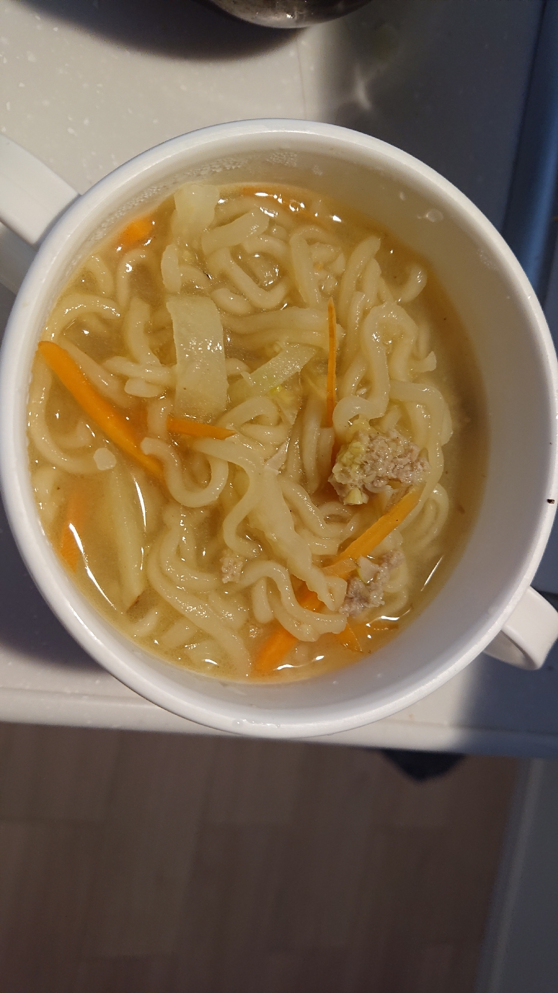 子供用コンソメひき肉ラーメン