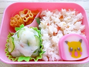 たまにはさっぱり♪塩ポテトサラダ弁当