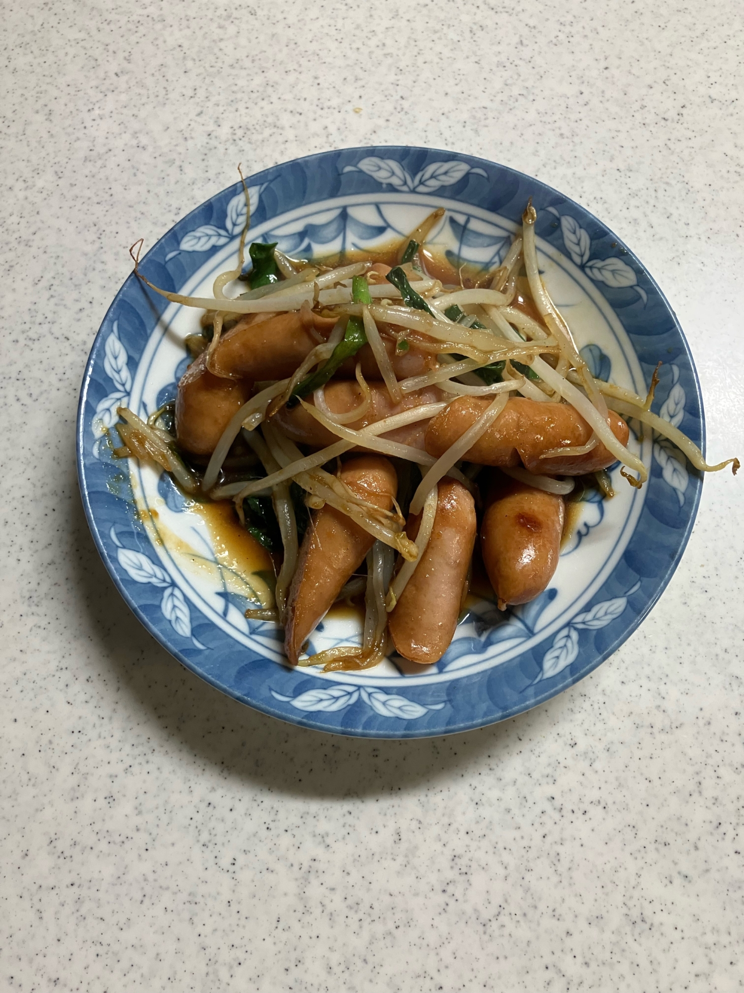 ウィンナーと野菜炒め