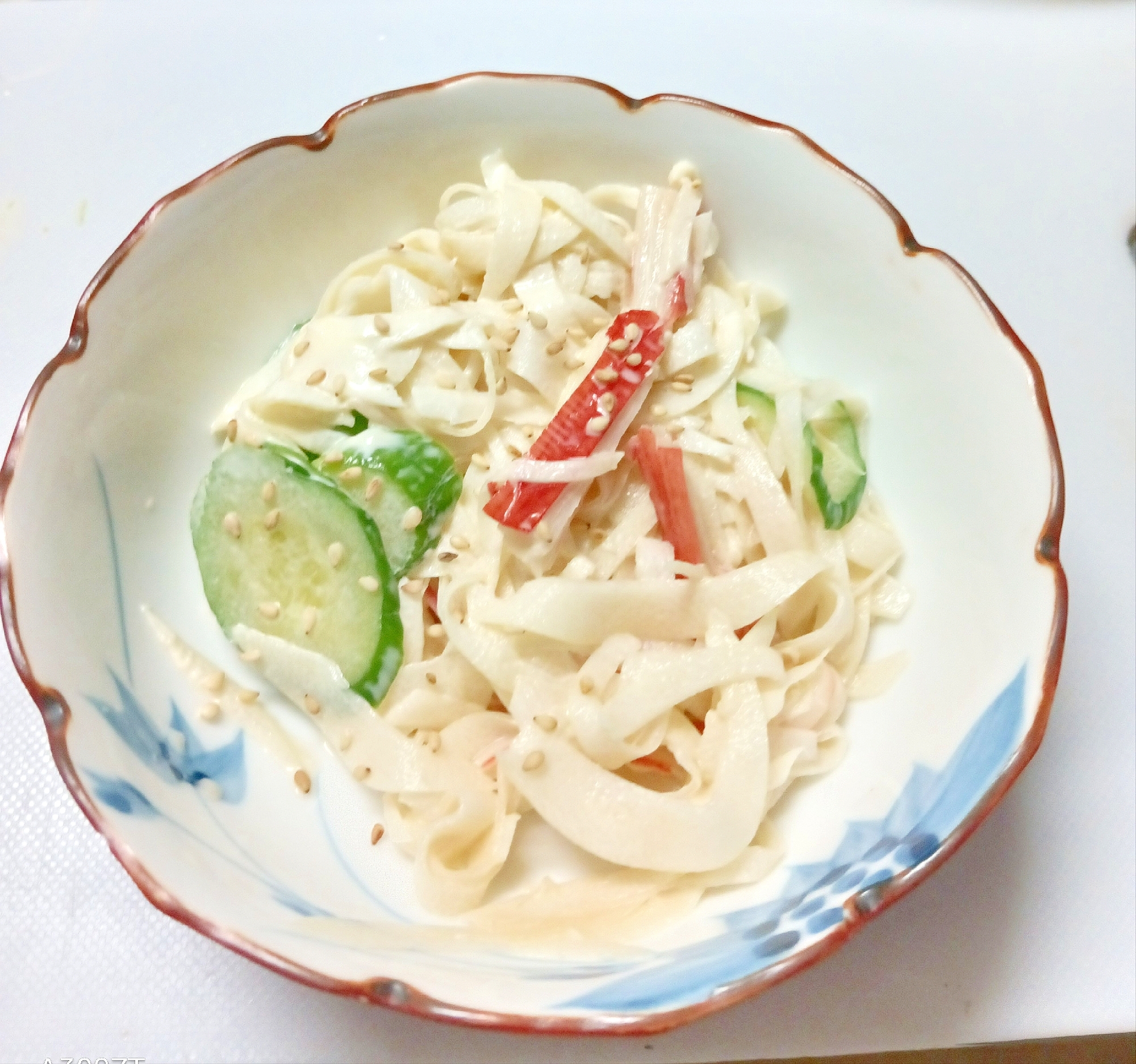 新玉ねぎときゅうりのサラダ