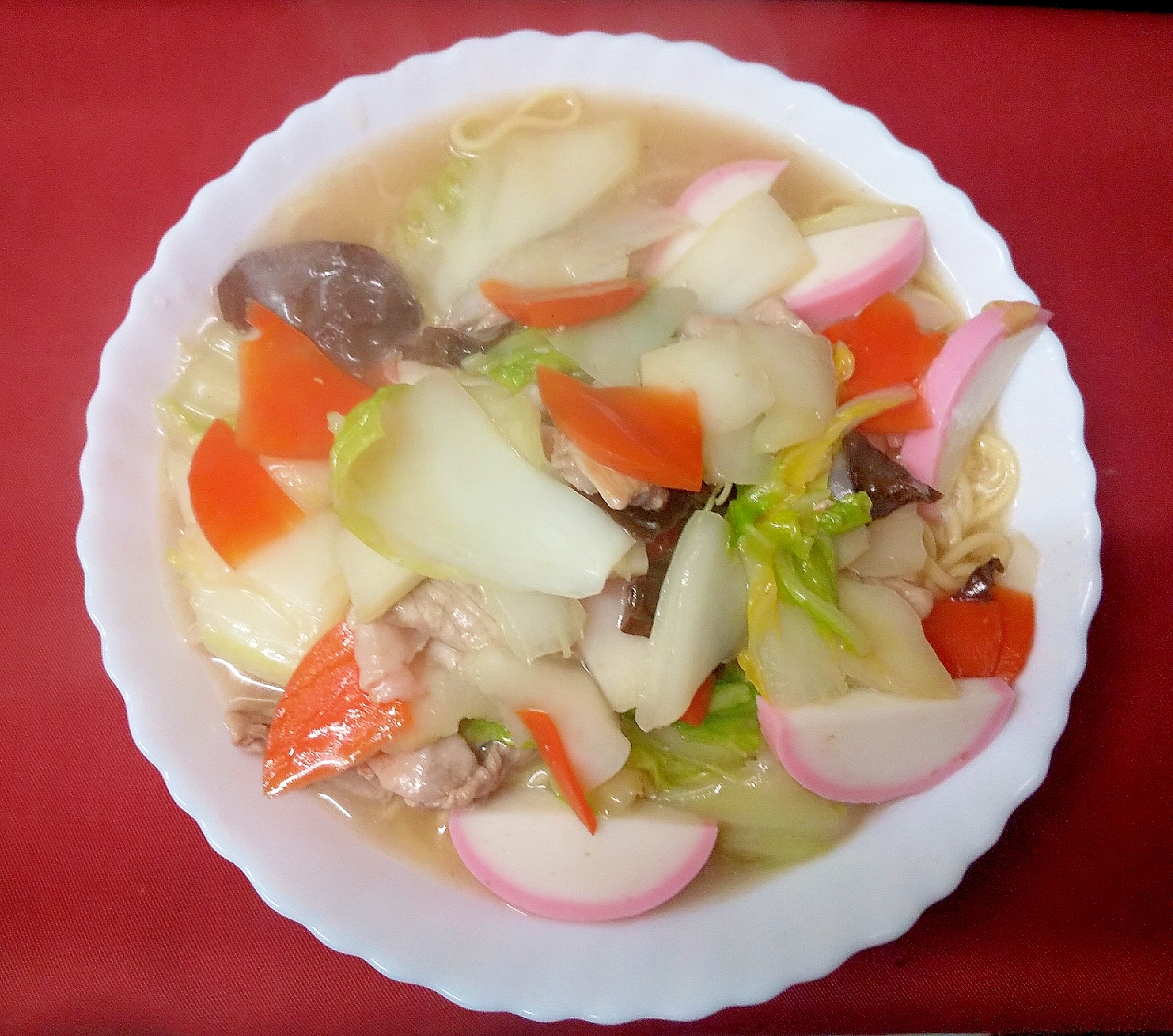 チキンチャーメンのレシピ