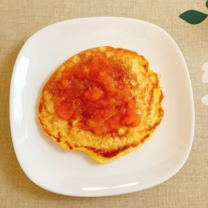 砂糖なし❤粉少なめ❤ふっくらバナナパンケーキ♪